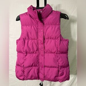 Women's Old Navy Pink Puffer Vest